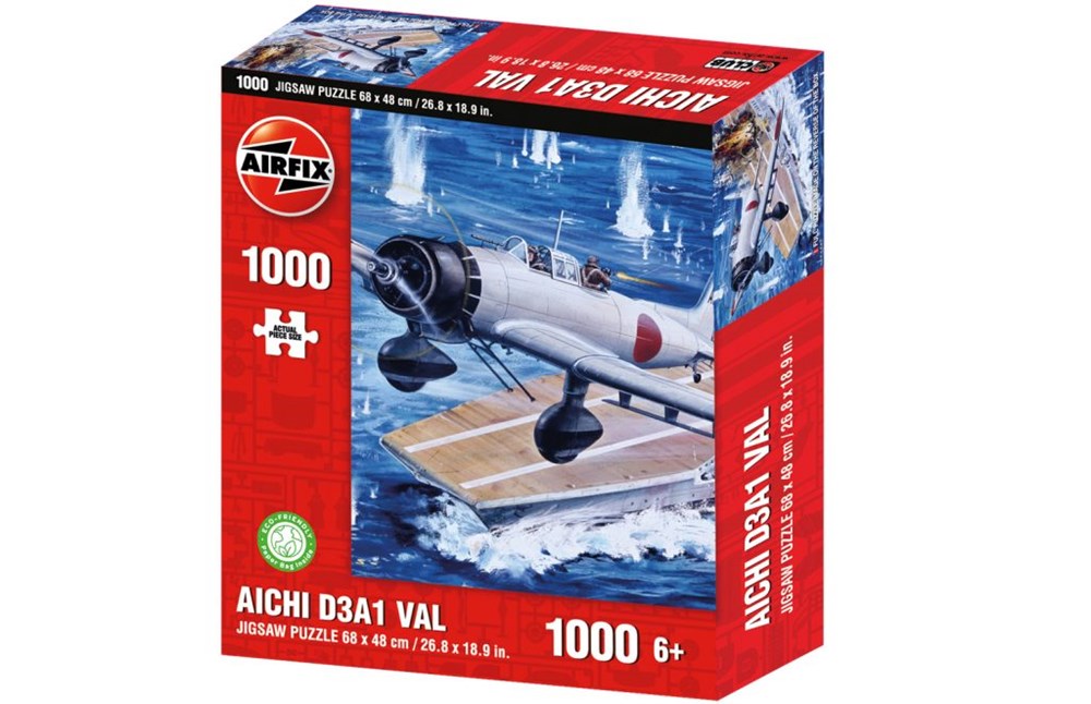 Kidicraft AX5006 Airfix 1000pc Jigsaw Puzzle - Aichi D3A1