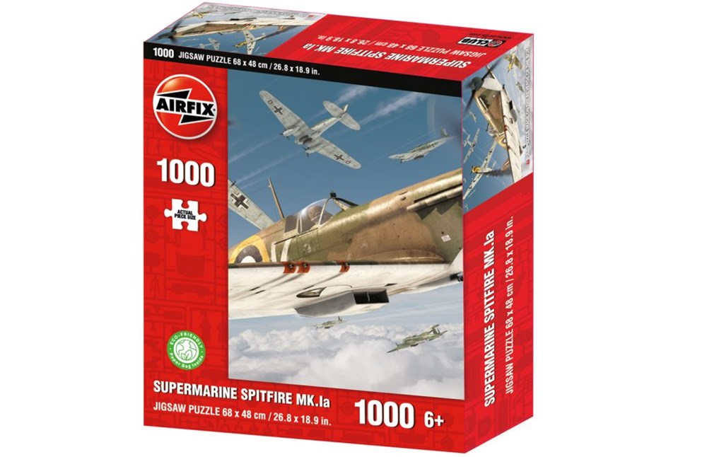 Kidicraft AX5007 Airfix 1000pc Jigsaw Puzzle - Supermarine Spitfire Mk.Ia