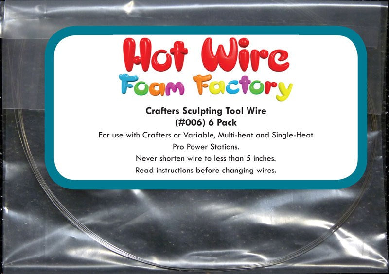 Hot Wire Foam Factory Sculpting Tool Replacement Wires (6pk)