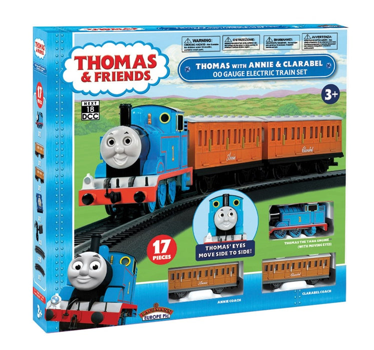 Bachmann 00642BE [OO] Thomas with Annie & Clarabel Electric Train Set