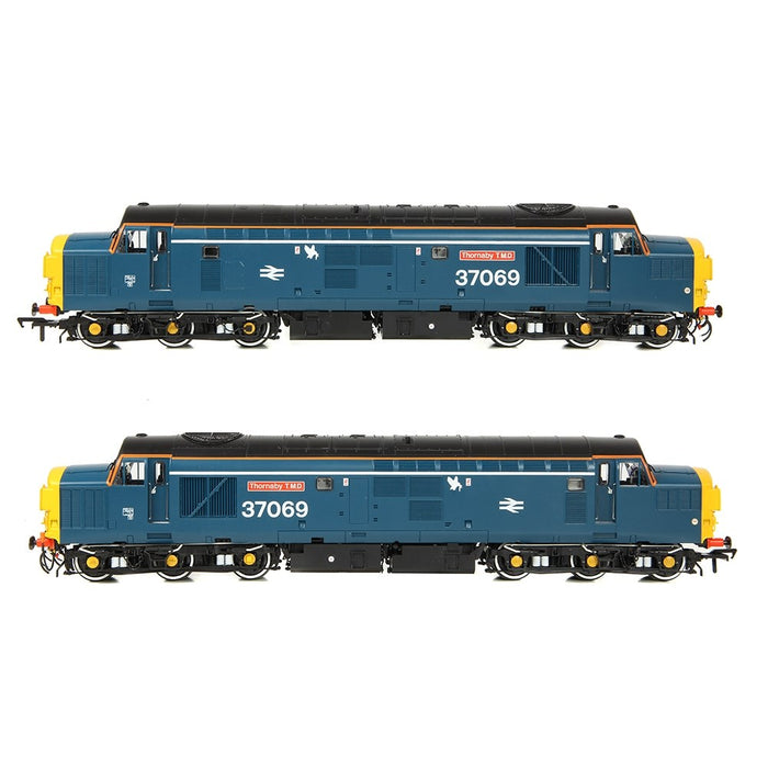 Branchline [OO] 35-312 Class 37/0 Split Headcode 37069 'Thornaby TMD' in BR Blue (White Stripe)