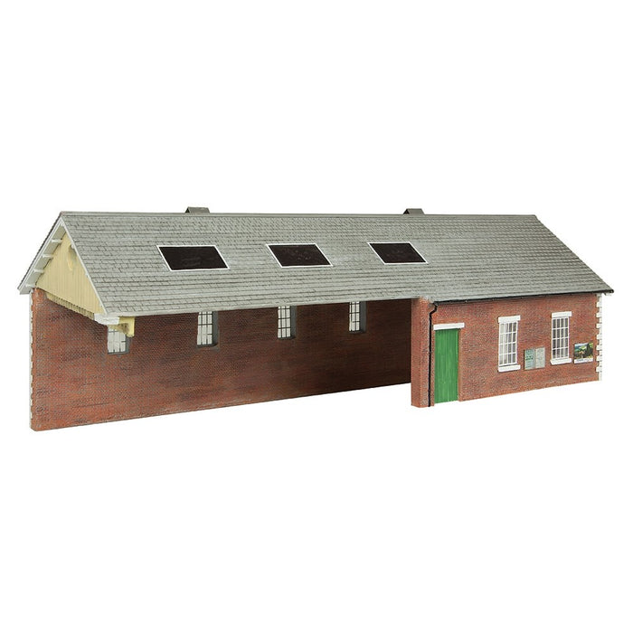 Branchline [OO] 44-0180A Scenecraft S&DJR Train Shed with Green and Cream detail