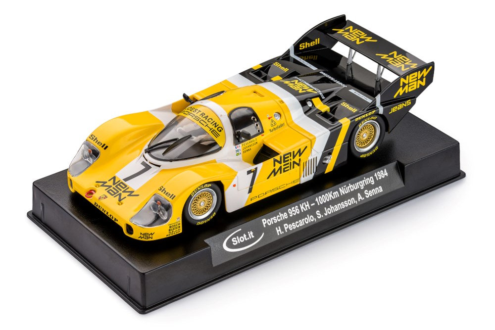 Slot.it CA09m Porsche 956 KH New-Man No. 7 - Nurburgring 1000 km 1984