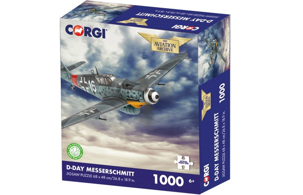 Kidicraft CG5001 Corgi 1000pc Jigsaw Puzzle - D-Day Messerschmitt