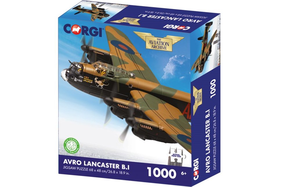 Kidicraft CG5002 Corgi 1000pc Jigsaw Puzzle - Avro Lancaster B.I