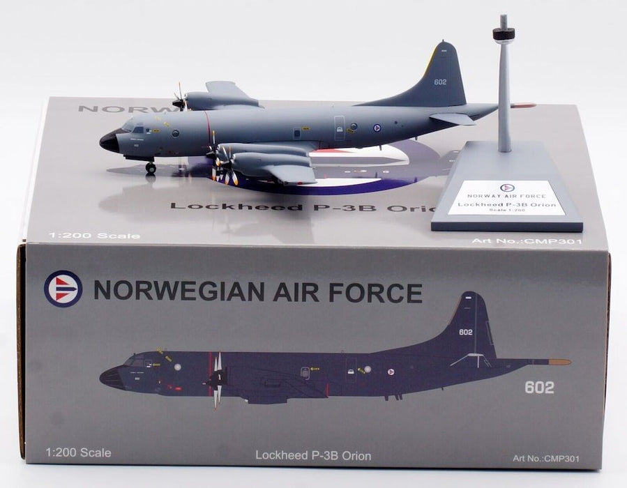 Compass Models CMP301 1:200 Norway Air Force Lockheed P-3B Orion 602