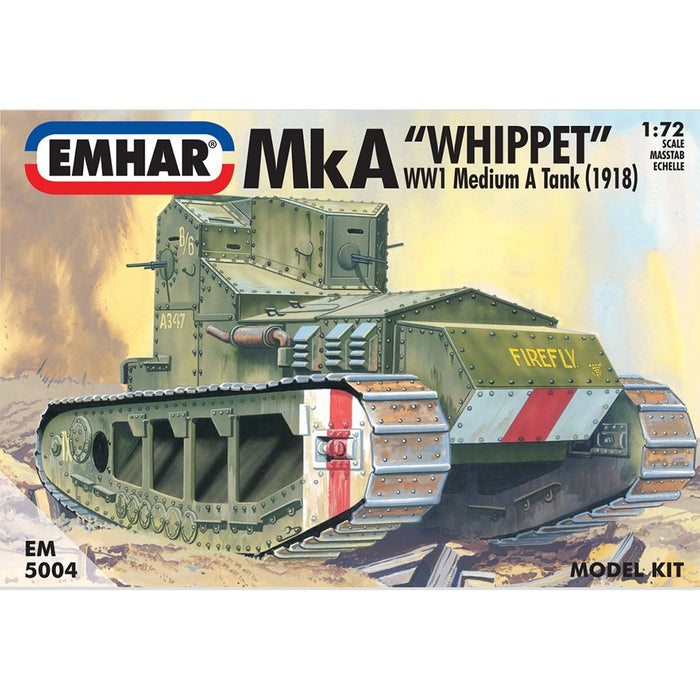 Emhar 5004 1:72 Mk A 'Whippet' WWI Medium Tank