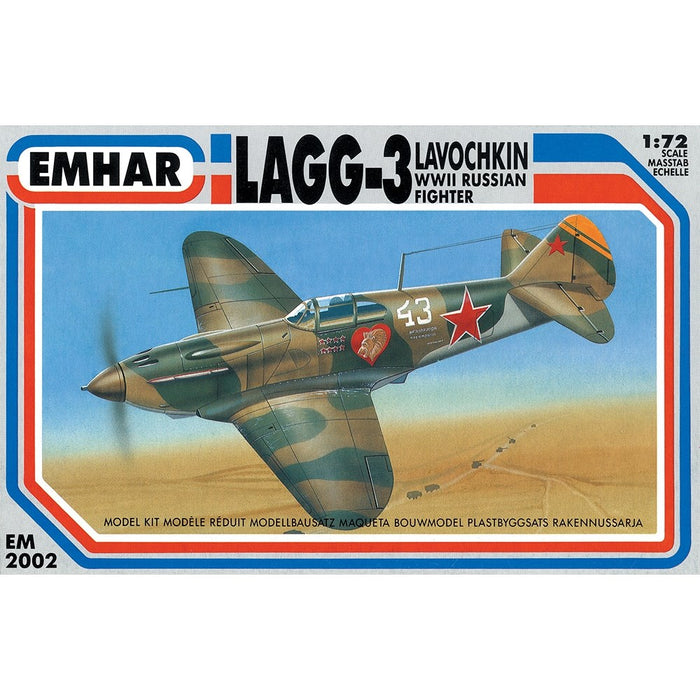 Emhar 2002 1:72 LaGG-3 WWII Russian Fighter