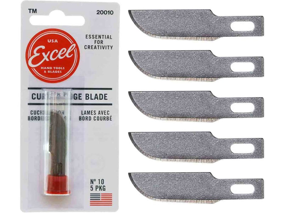 Excel 20010 #1 Curved Blades B10 Pk5