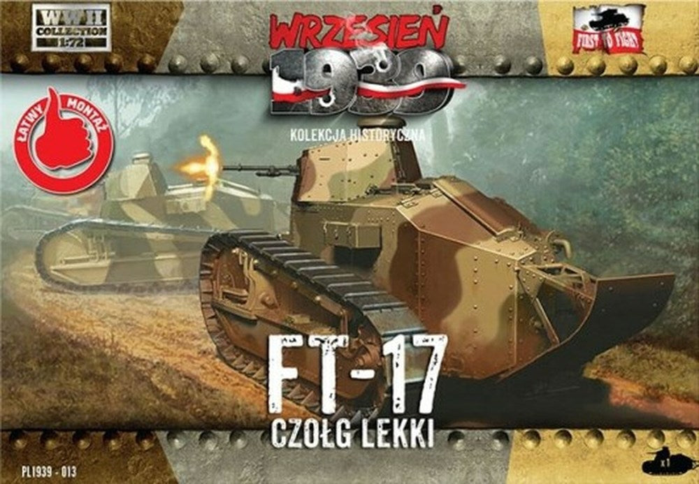 First to Fight 013 1:72 Renault FT-17 light tank