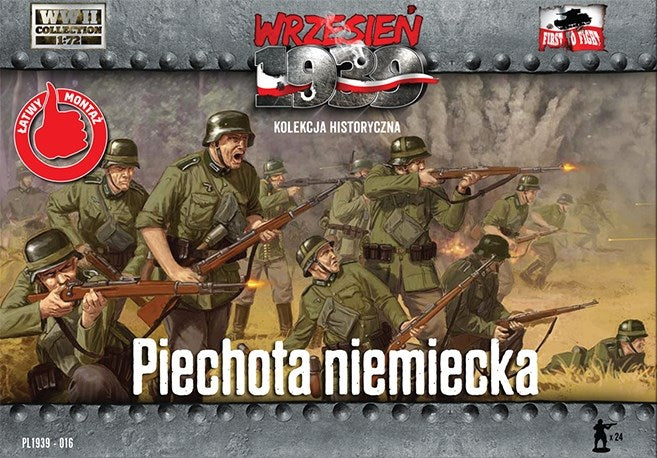 First to Fight 016 1:72 German Infantry (24 Pieces)