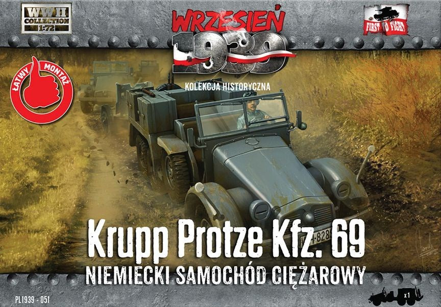 First to Fight 051 1:72 Kfz.69 Krupp-Protze