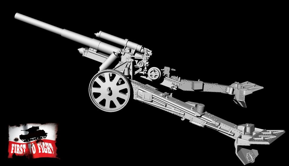 First to Fight 079 1:72 German heavy howitzer 15 cm sFH 18 — Ironhorse Hobbies