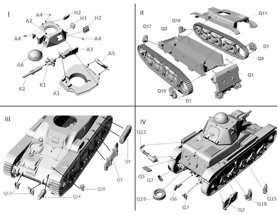 First to Fight 096 1:72 Renault R39 with 37mm SA38 Gun