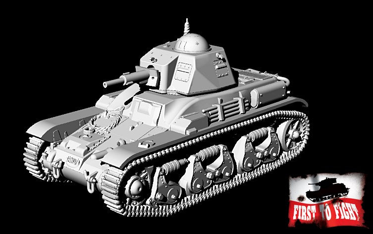 First to Fight 096 1:72 Renault R39 with 37mm SA38 Gun