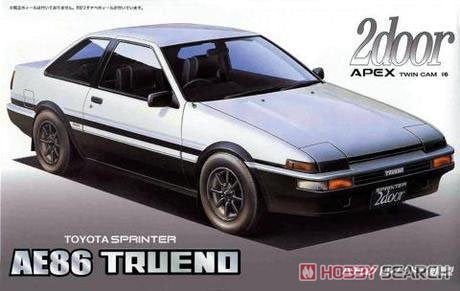 Fujimi 046488 1:24 Toyota Sprinter AE86 Trueno 2Door GT Apex Late Version