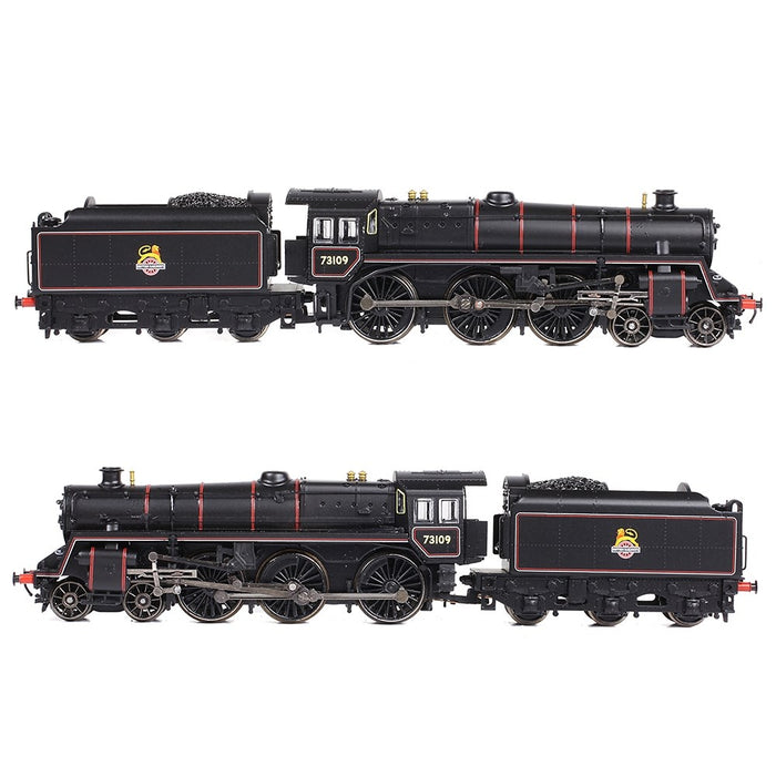 Graham Farish [N] 372-727A BR Standard 5MT with BR1B Tender 73109 in BR Lined Black (Early Emblem)