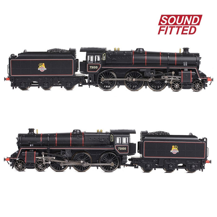 Graham Farish [N] 372-727BSF BR Standard 5MT with BR1B Tender 73100 in BR Lined Black (Early Emblem)