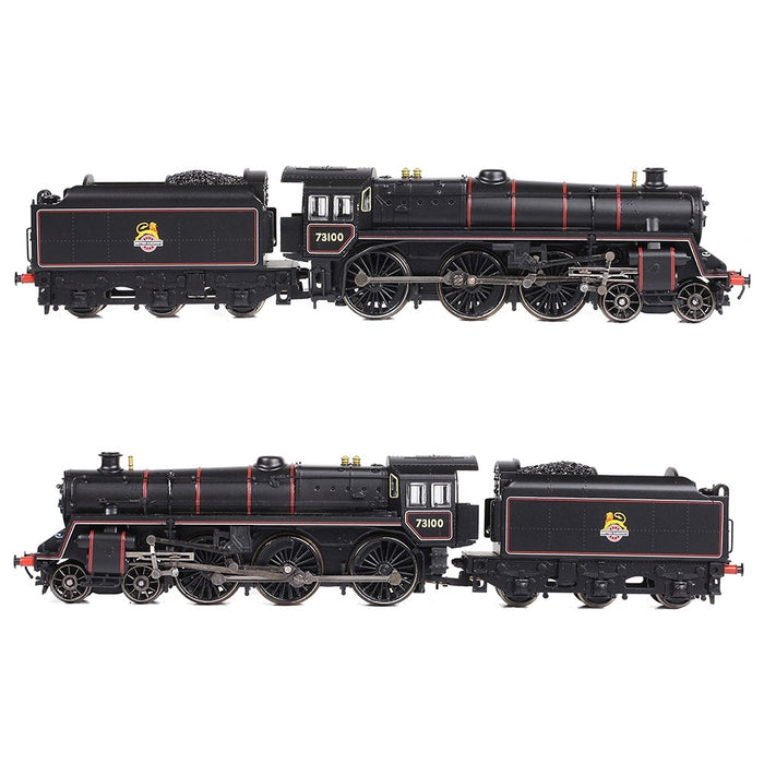 Graham Farish [N] 372-727B BR Standard 5MT with BR1B Tender 73100 in BR Lined Black (Early Emblem)