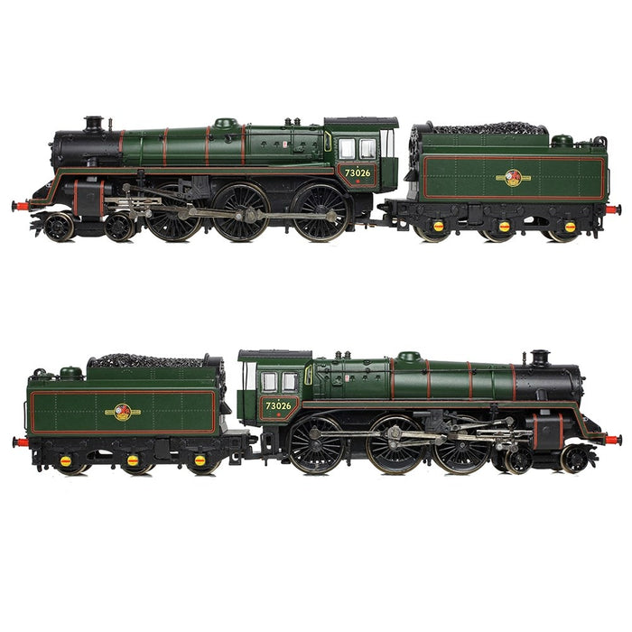 Graham Farish [N] 372-728B BR Standard 5MT with BR1 Tender 73026 in BR Lined Green (Late Crest)