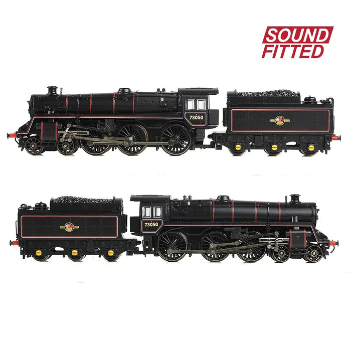 Graham Farish [N] 372-729SF BR Standard 5MT with BR1 Tender 73050 in BR Lined Black (Late Crest)