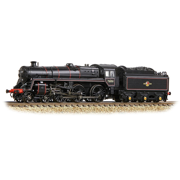 Graham Farish [N] 372-729 BR Standard 5MT with BR1 Tender 73050 in BR Lined Black (Late Crest)