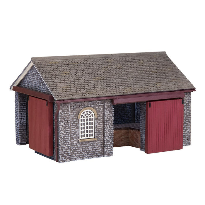Graham Farish [N] 42-170R Scenecraft Shillingstone Goods Shed with Red detail