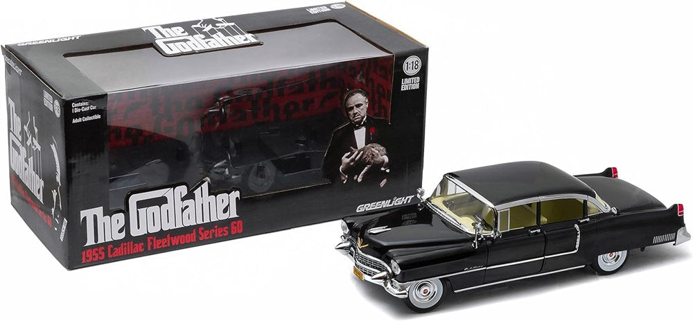 Greenlight 12949 1:18 1955 Cadillac Fleetwood Series 60 Special - The Godfather 1972