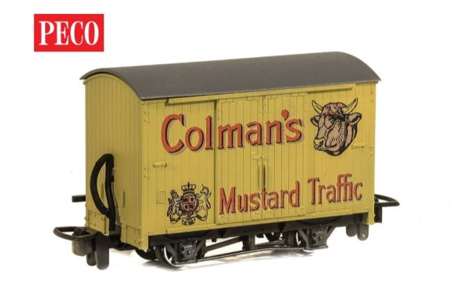 Peco GR-900 OO-9 Box Van Colman's Mustard