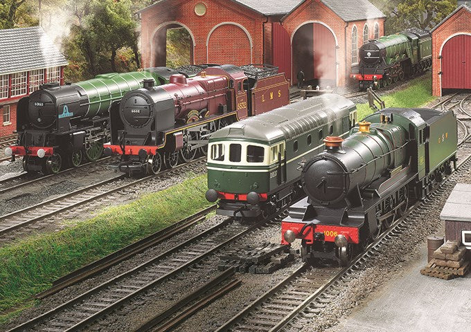 Kidicraft HB5003 Hornby 1000pc Jigsaw Puzzle - The Engine Shed