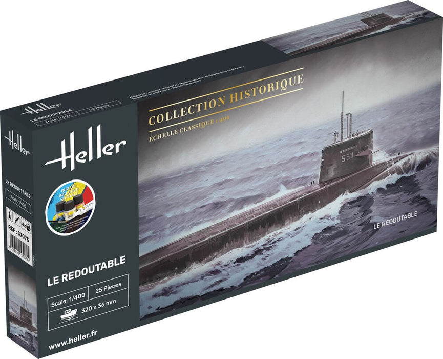 Heller 57075 1:400 U-Boot S/M Redoutable