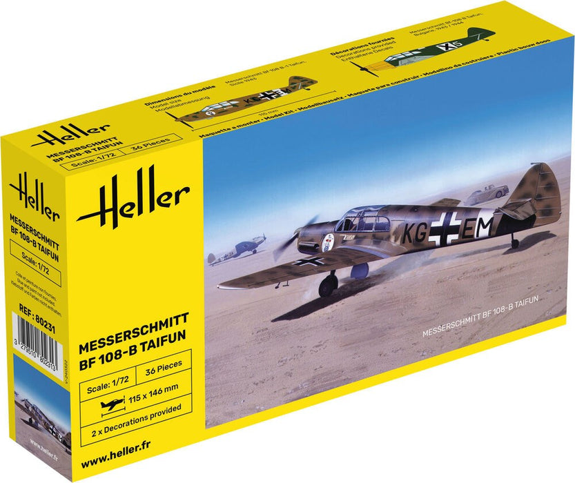 Heller 80231 1:72 Messerschmitt BF 108 B Taifun