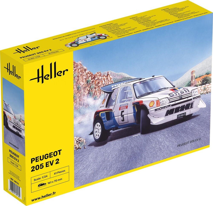 Heller 80716 1:24 Peugeot 205 EV 2