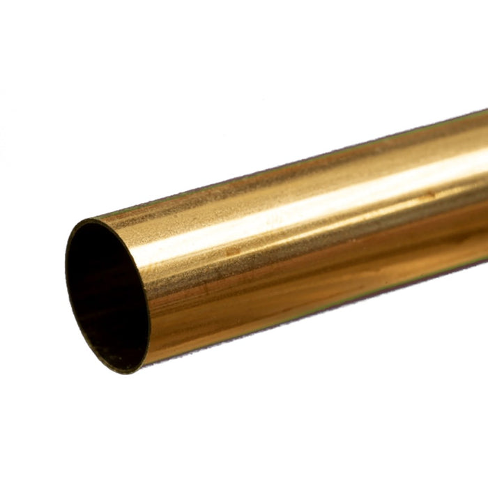 K&S 8143 Brass Round Tube 5/8 x 0.014 - 12" Length