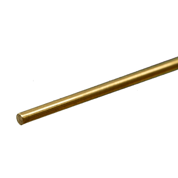 K&S 8163 Brass Rod 3/32 - 12" Length