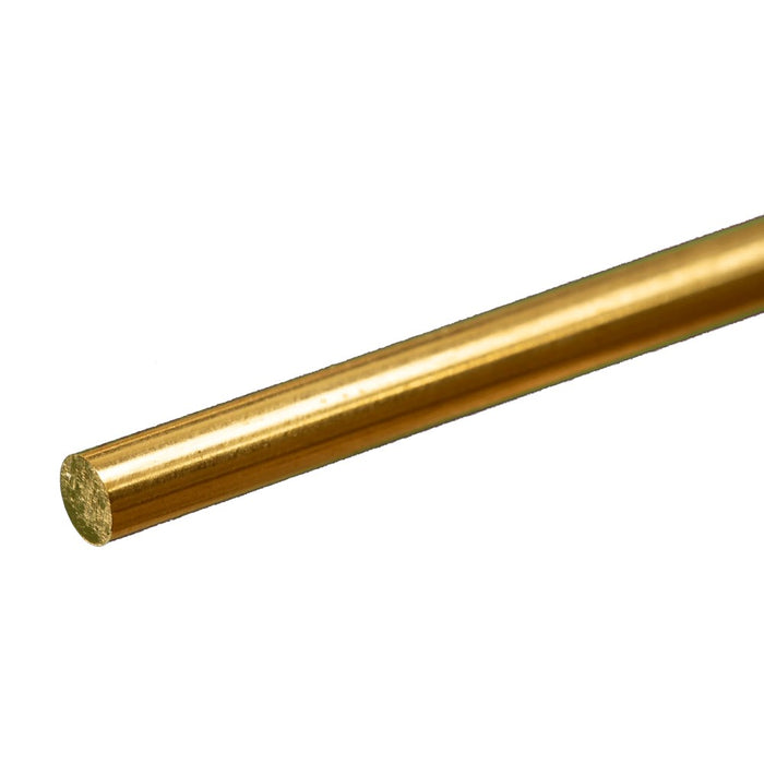K&S 8166 Brass Rod 3/16 - 12" Length