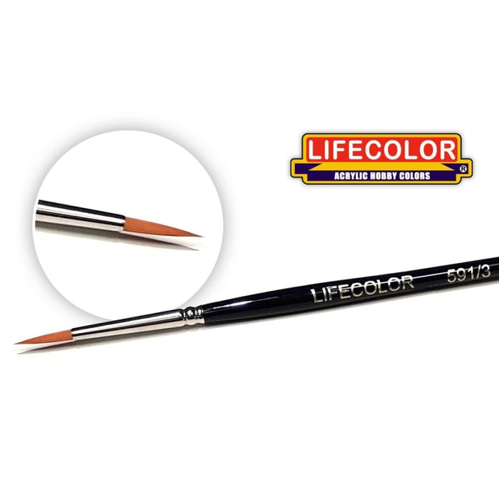 Lifecolor 591-3 Brush Synthetic Long Hair