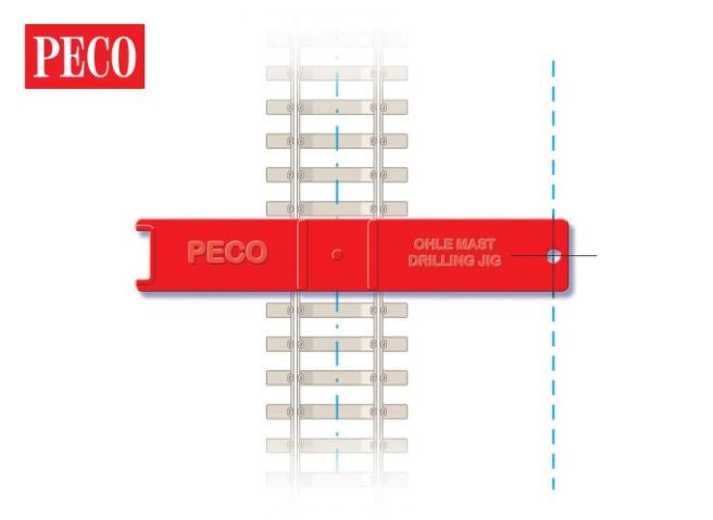 Peco LC-115 OO Catenery Mast Installation Jig