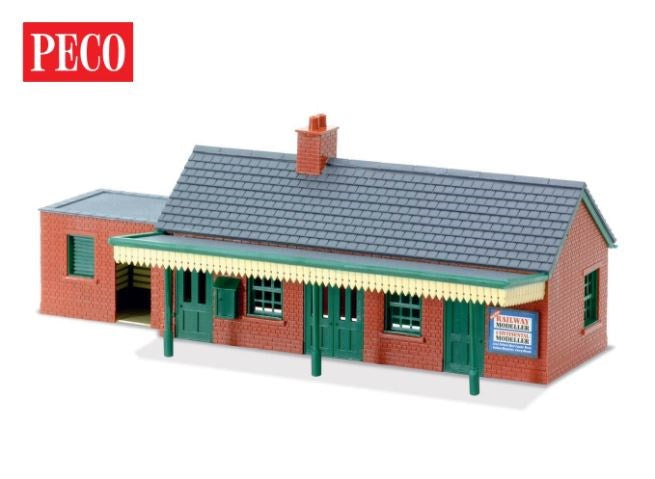 Peco LK-12 OO Brick Country Station Building Kit