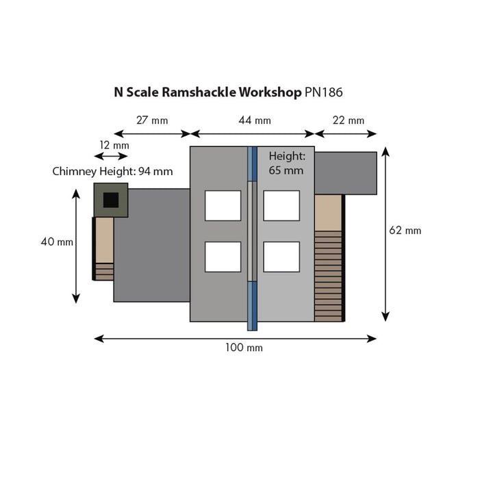 Metcalfe PN186 [N] Ramshackle Workshop Kit