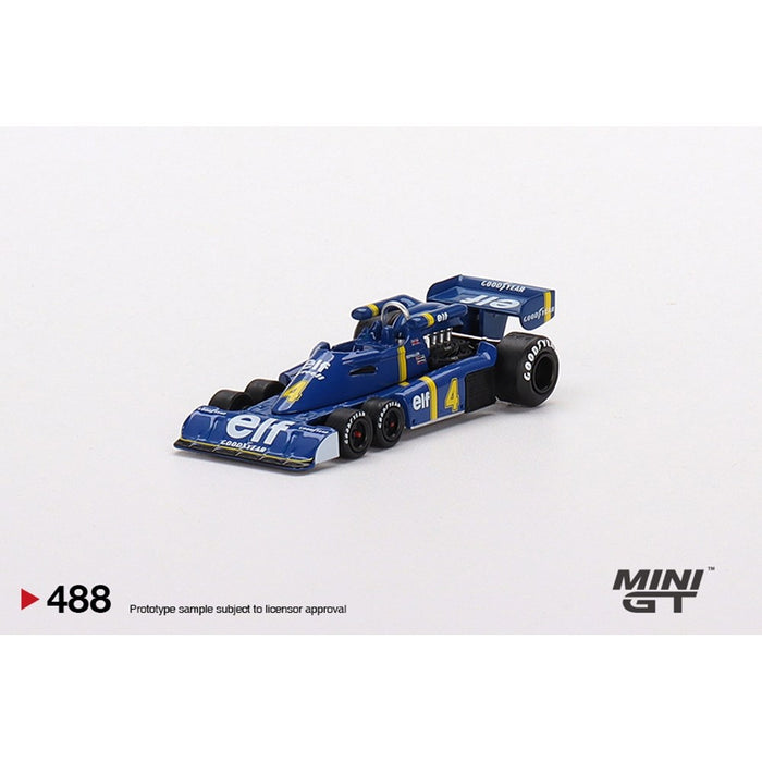 MiniGT 00488 1:64 Tyrrell P34 No.4 1976 Spanish GP