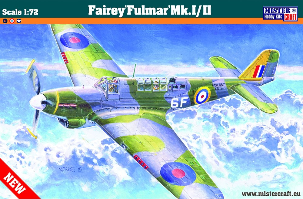 Mister Craft D-217 1:72 Fairey Fulmar Mk.I/II