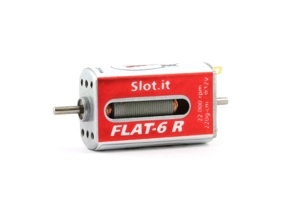 Slot.it MN11h-2 Motor Flat-6 R Open can 22k 7.3mm shaft