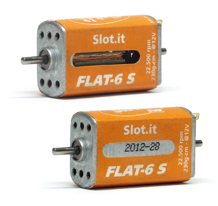 Slot.it MN13ch Flat-6S 22.5K RPM motor - 230g*cm @12V 12.5W - different opening case