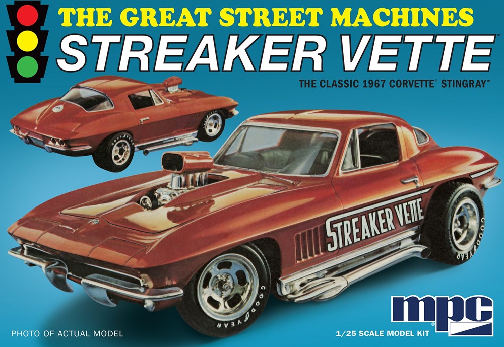 MPC 973 1:25 1967 Chevy Corvette Stingray 'Streaker Vette'