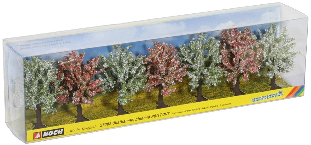 Noch 25092 HO Blossoming Fruit Trees- approx.?8?cm high (7pcs)