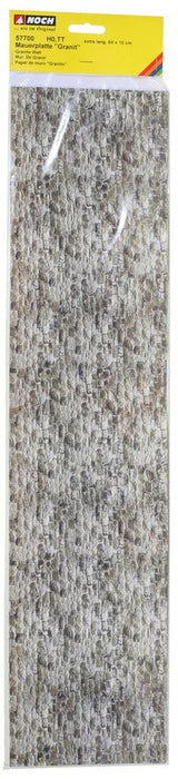 Noch 57700 HO Granite Wall Card 640 x 150mm