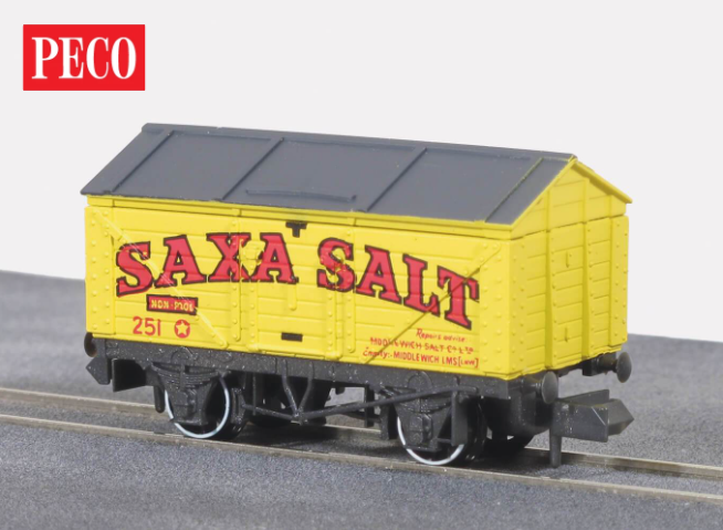 Peco NR-P120 N Salt Wagon 'Saxa Salt'