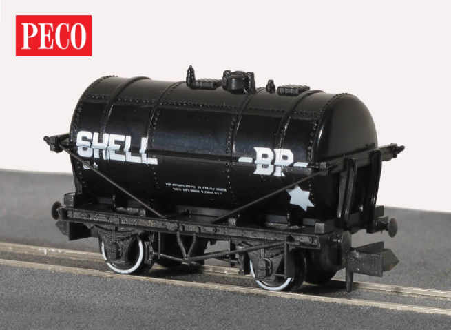 Peco NR-P160 N Petrol Tank Wagon 'Shell / BP'