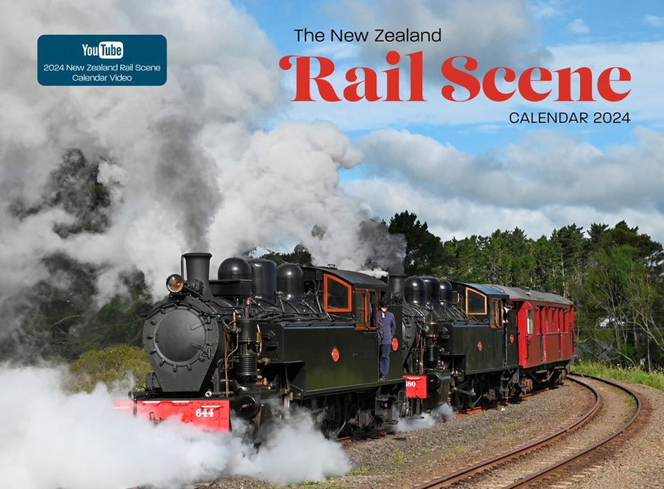 New Zealand Rail Scene Calendar 2024